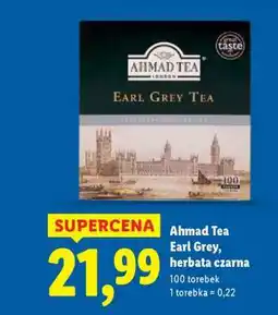 Lidl AHMAD TEA Earl Grey oferta