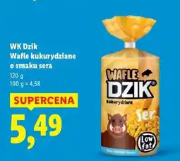 Lidl WK Dzik Wafle kukurydziane o smaku sera oferta