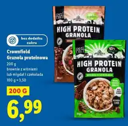 Lidl Crownfield Granola proteinowa oferta