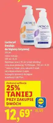 Lidl LACTACYD Emulsja do higieny intymnej oferta