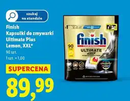 Lidl Finish Kapsułki do zmywarki Ultimate Plus Lemon, XXL oferta