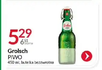 Eurocash Grolsch piwo 450ml oferta