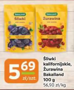 Gama Śliwki kalifornijskie, Żurawina Bakalland oferta
