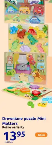 Action Drewniane puzzle Mini Matters oferta