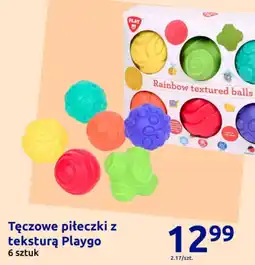 Action Tęczowe piłeczki z teksturą Playgo oferta