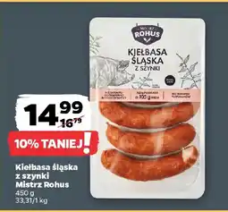 Netto Kiełbasa śląska z szynki Mistrz Rohus oferta