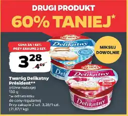 Netto Twaróg Delikatny Président oferta