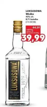 Kaufland Wódka Luksusowa Polish Vodka oferta