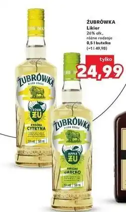 Kaufland Wódka Żubrówka Kwaśne Jabłko oferta