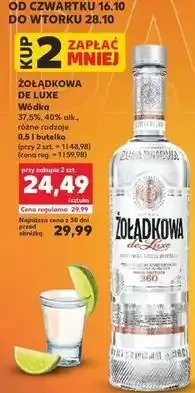 Kaufland Wódka Żołądkowa Gorzka De Luxe oferta