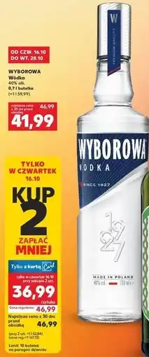 Kaufland Wódka Wyborowa Vodka oferta
