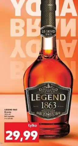 Kaufland Brandy Legend 1863 oferta