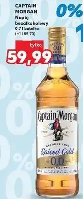 Kaufland Rum bezalkoholowy Captain Morgan Spiced Gold oferta