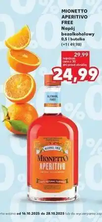 Kaufland Vermouth Mionetto Aperitivo Free oferta