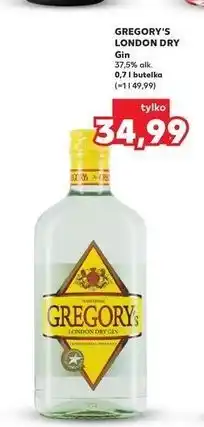 Kaufland Gin Gregory's oferta