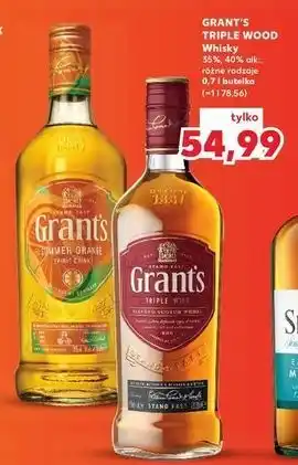 Kaufland Whisky Grant's Triple Wood oferta