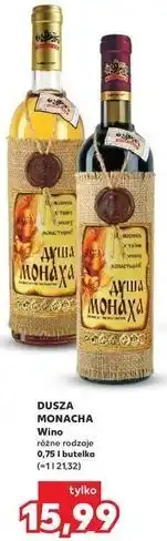 Kaufland Wino Dusza Monacha oferta