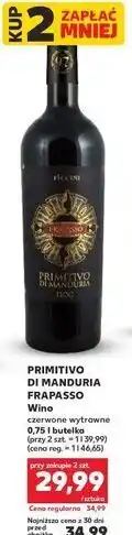 Kaufland Wino Piccini Frapasso Primitivo Di Manduria oferta