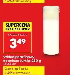 Biedronka Wkład parafinowy 250 g 75 h Lumia oferta