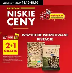 Biedronka Pistacje kalifornijskie prażone Bakad'or oferta