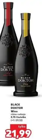 Kaufland Wino Black Doktor Bostavan oferta