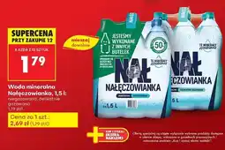 Biedronka Woda gazowana Nałęczowianka oferta