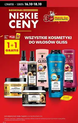 Biedronka Maska do włosów Gliss Kur Repair oferta