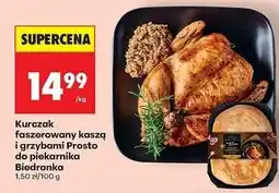 Biedronka Kurczak faszerowany kaszą i grzybami Biedronka Prosto Do Piekarnika oferta