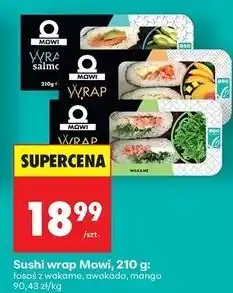 Biedronka Wrapy z łososiem mango Mowi oferta