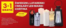 Biedronka Świeczki, latarenki, wkłady led Cortina oferta
