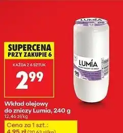 Biedronka Wkład olejowy do zniczy 240 g 96 h Lumia oferta