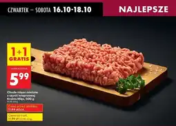 Biedronka Mięso mielone z szynki wieprzowej chude Kraina Mięs oferta
