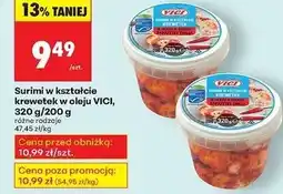 Biedronka Surimi w oleju o smaku papryczki chilli Vici oferta