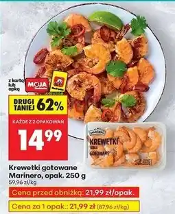 Biedronka Krewetki białe gotowane Marinero oferta