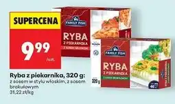 Biedronka Ryba z piekarnika sosem brokułowym Family Fish oferta