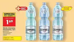 Biedronka Woda lekko gazowana Cisowianka oferta