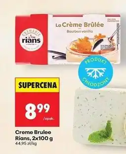Biedronka Creme brulee waniliowy Rians oferta