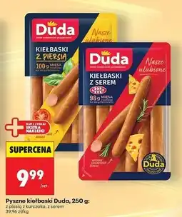 Biedronka Kiełbaski z serem Silesia Duda oferta