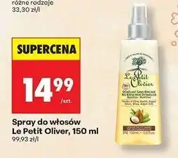 Biedronka Mgiełka do włosów z oliwą oliwek, masłem karite i arganem Le Petit Olivier oferta