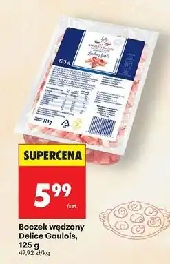 Biedronka Boczek wędzony lardons Delice Gaulois oferta