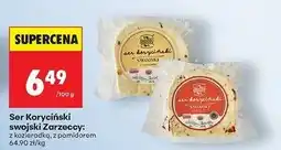 Biedronka Ser koryciński swojski z pomidorem Zarzeccy oferta