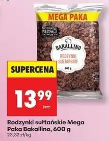 Biedronka Rodzynki sułtańskie Bakallino oferta