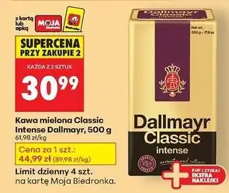 Biedronka Kawa Dallmayr Classic Intense oferta