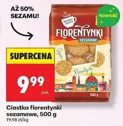 Biedronka Ciastka florentynki sezamowe Twoje Słodkie Chwile oferta