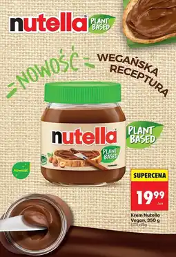 Biedronka Krem czekoladowo-orzechowy wegański Nutella oferta