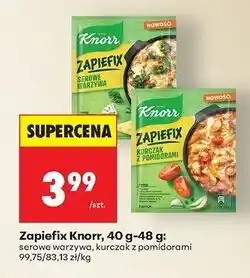 Biedronka Kurczak z pomidorami Knorr Zapiefix oferta