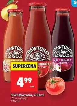 Biedronka Sok z buraka jabłkiem Dawtona oferta