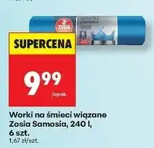 Biedronka Worki 240 l Zosia Samosia oferta