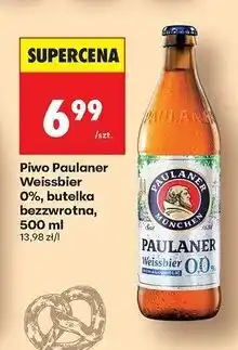 Biedronka Piwo Paulaner Weissbier 0.0% oferta