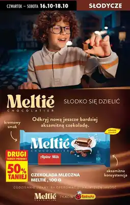 Biedronka Czekolada mleczna Meltie oferta